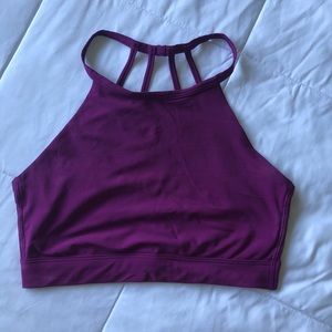 Purple Sports Bra Tank Never Been Worn